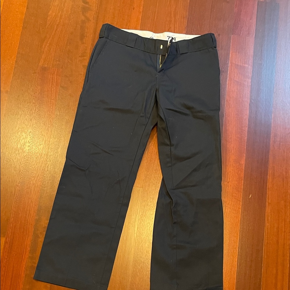 Dickies Women's Navy Straight Leg Pants